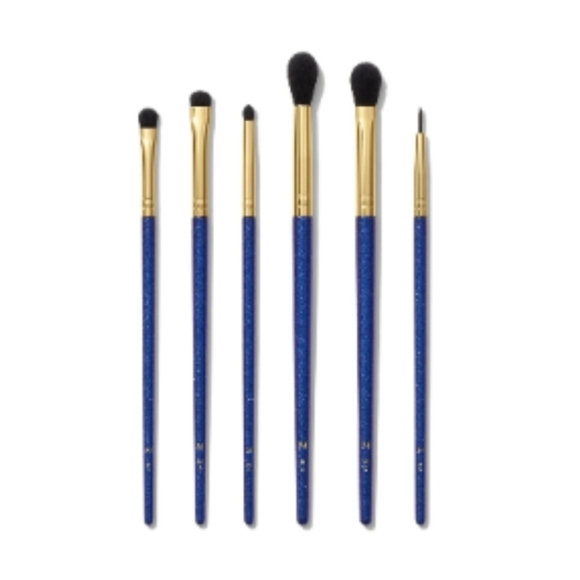 Morphe 'The More The Merrier' 6 Piece Eye Brush Set and Dry Brush Cleaner NWT - Picture 2 of 3